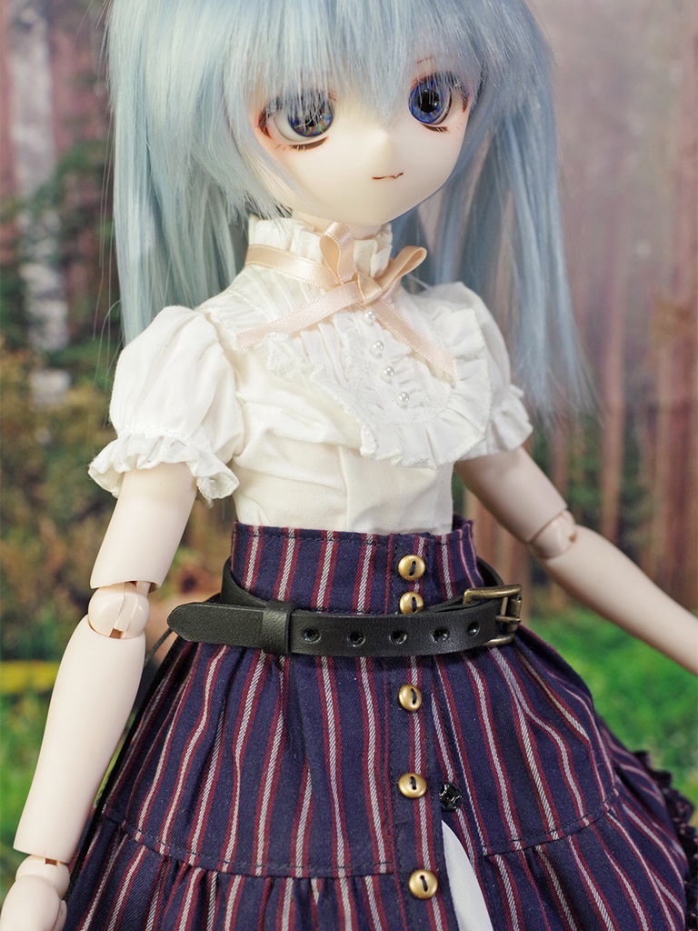 1/3ドール用Newレザーベルト(ダークブラウン/ブラック)