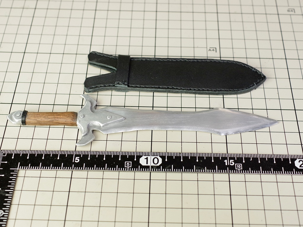 片手剣C 1/3ドール用金属製武器