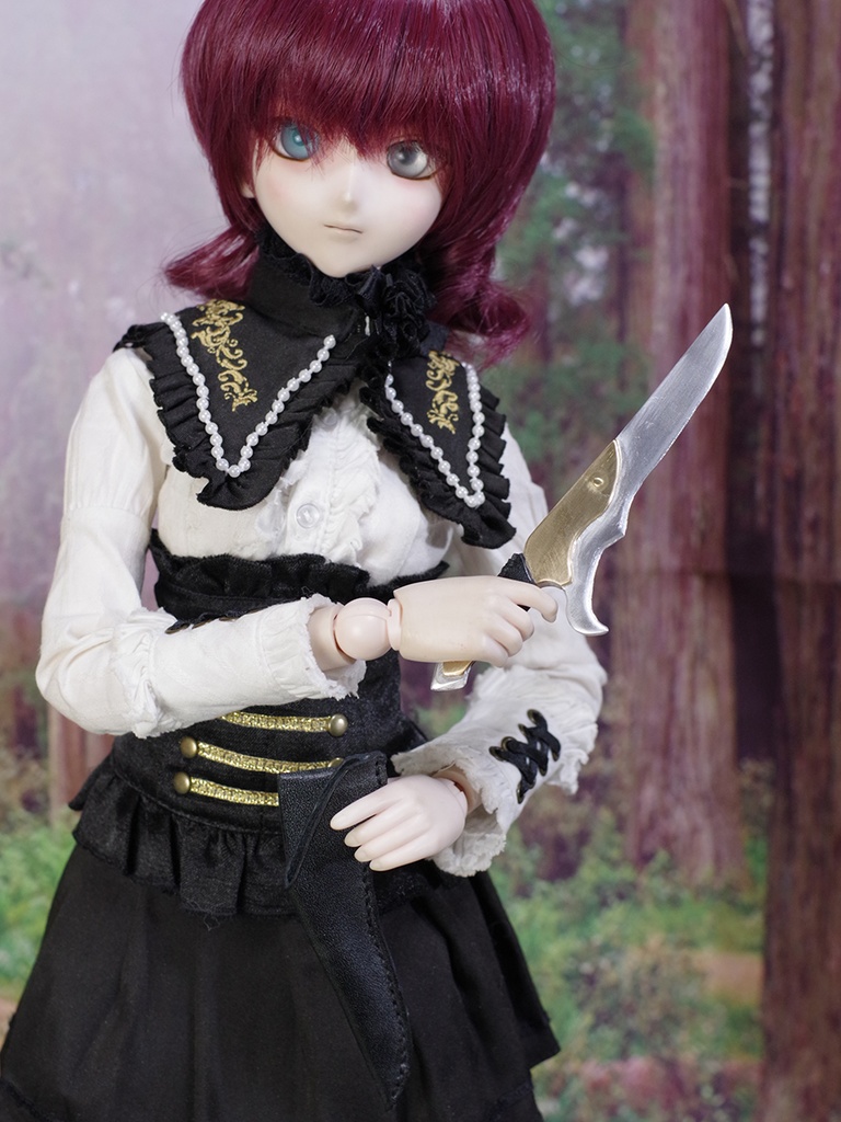 短剣E 1/3ドール用金属製武器