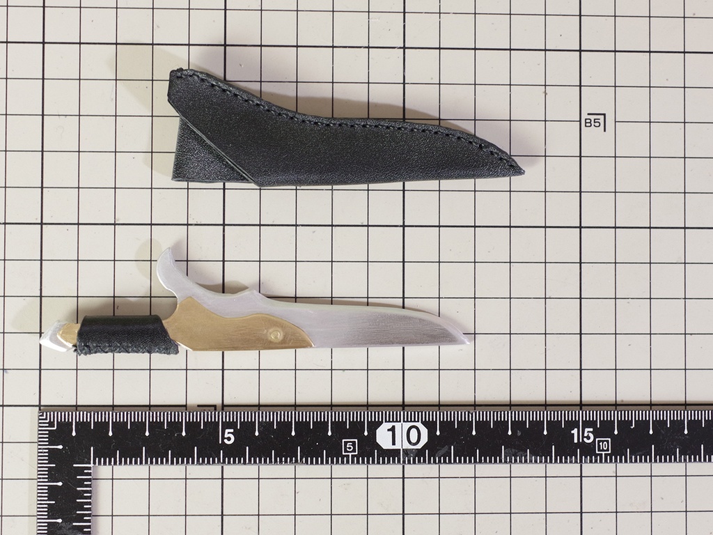 短剣E 1/3ドール用金属製武器