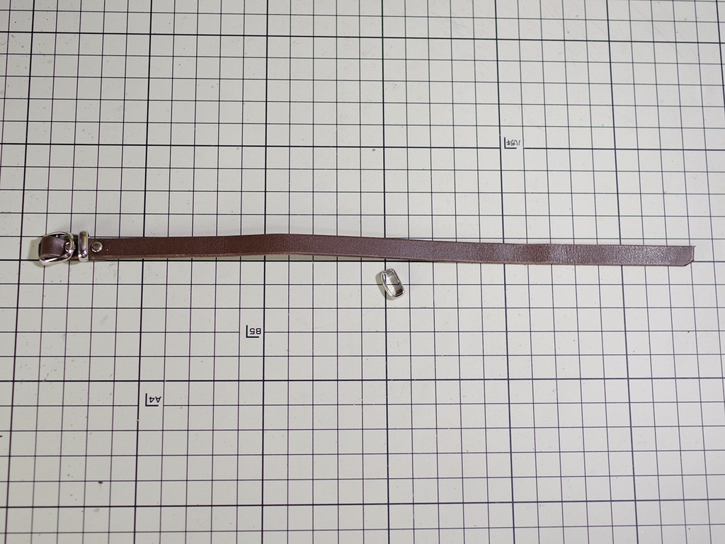 1/3ドール用フリーサイズベルト(ダークブラウン/ブラック)