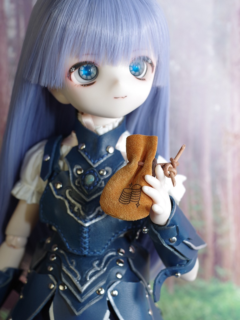 ドール用冒険者の革袋全2種