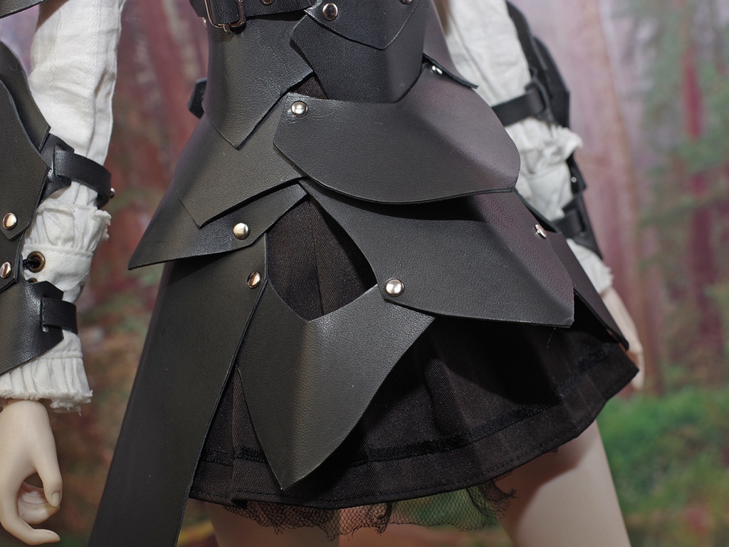 DD向けレザーアーマー(ブラック)