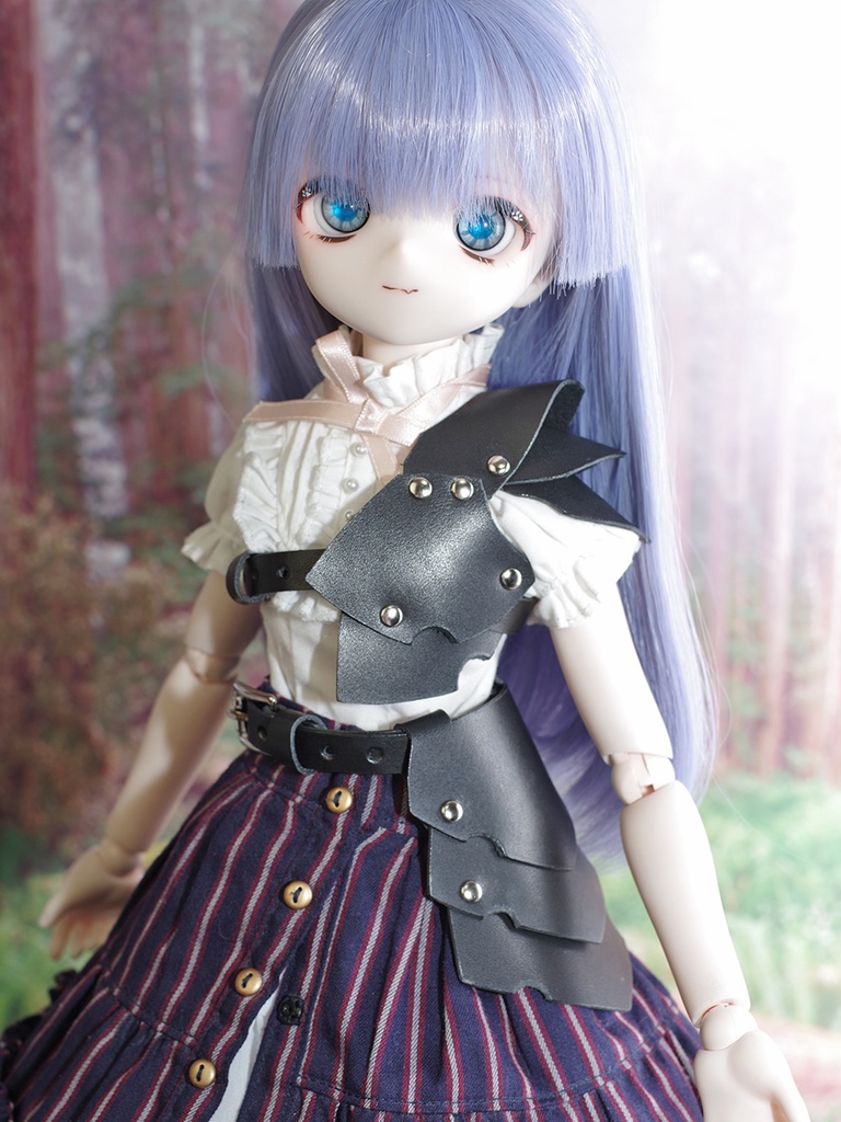 MDD向け革の軽鎧（ブラック）