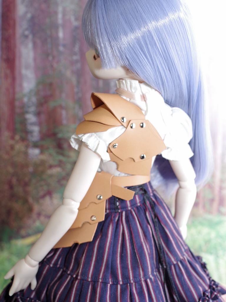 MDD向け革の軽鎧(キャメル)