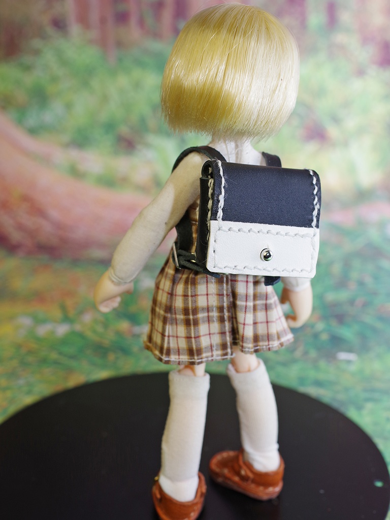 1/12ドール用レザーリュック