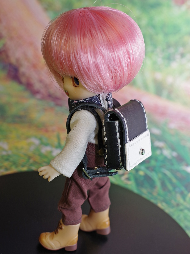 1/12ドール用レザーリュック