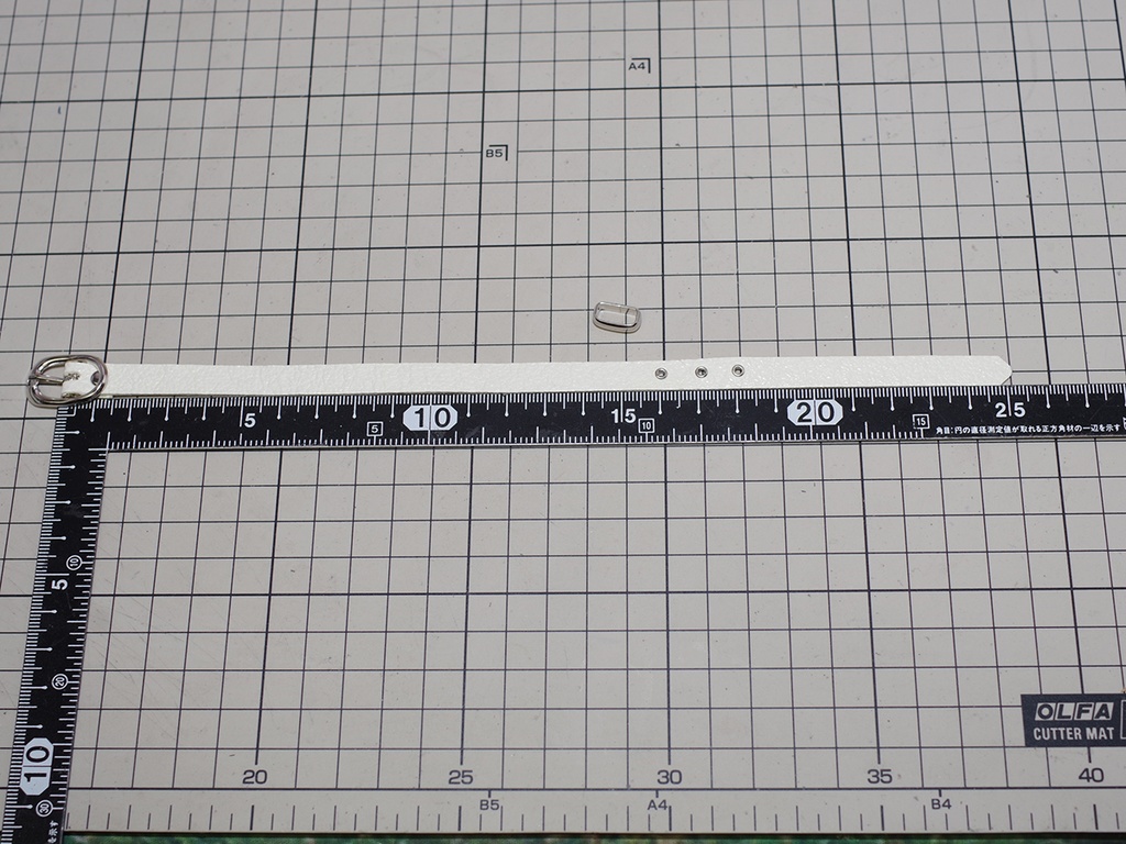 MDD向けレザーベルト(ホワイト)