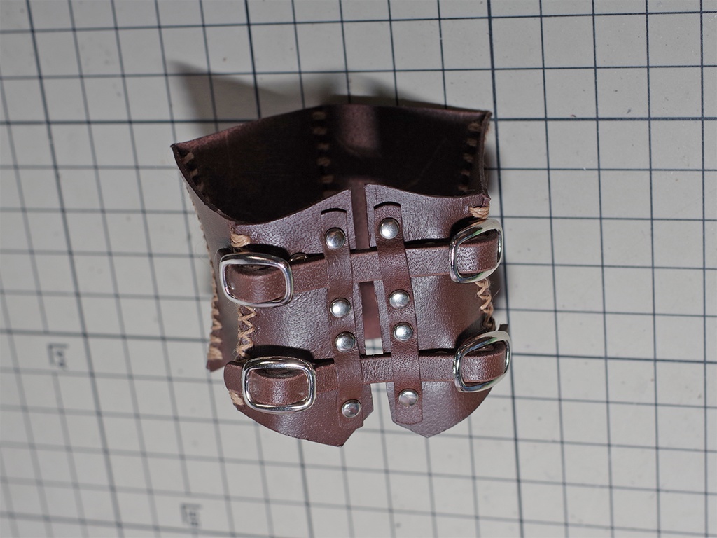 MDD向けレザーコルセット改(ダークブラウン)