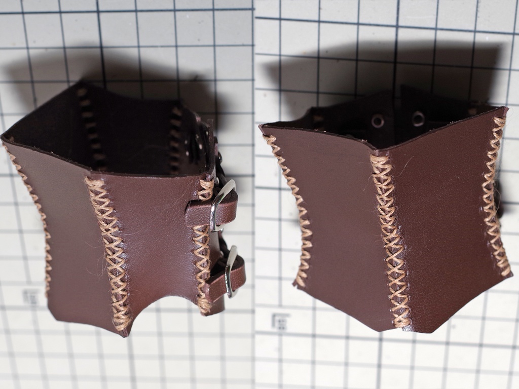 MDD向けレザーコルセット改(ダークブラウン)