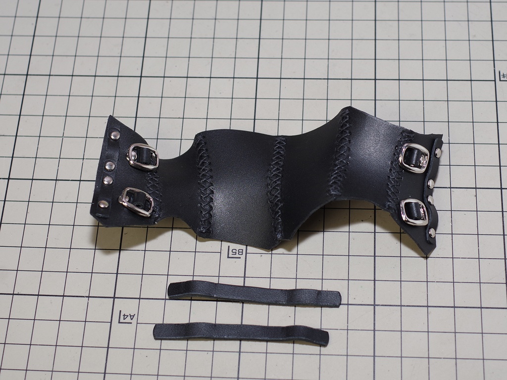 MDD向けレザーコルセット改(ブラック)