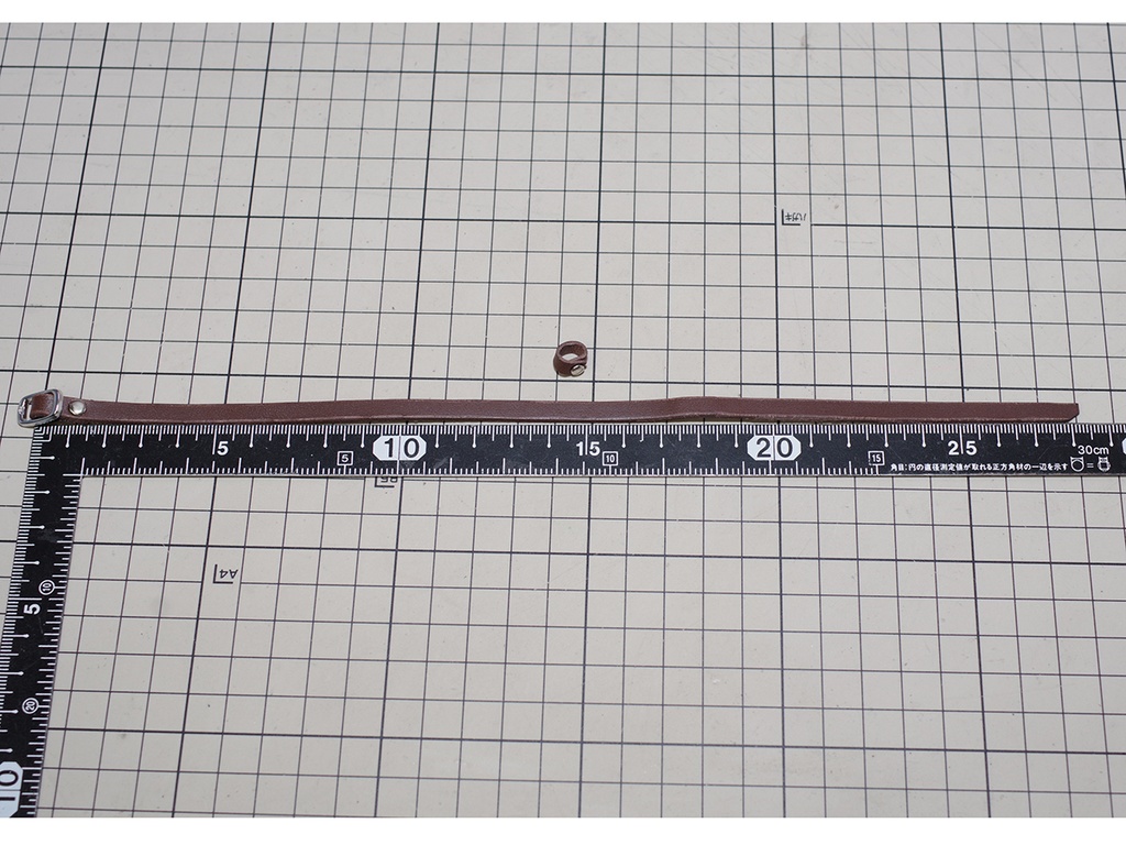 1/3ドール用細型フリーサイズベルト(ダークブラウン/ブラック)