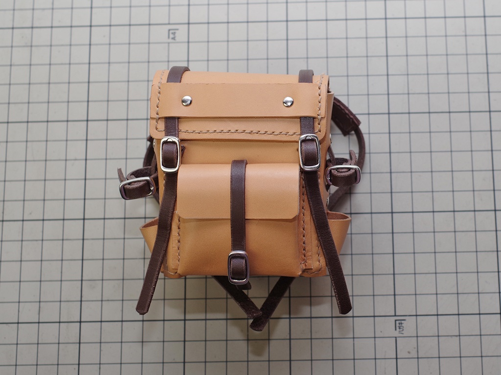 革製1/3ドール用旅人のリュック DD、MDDなど