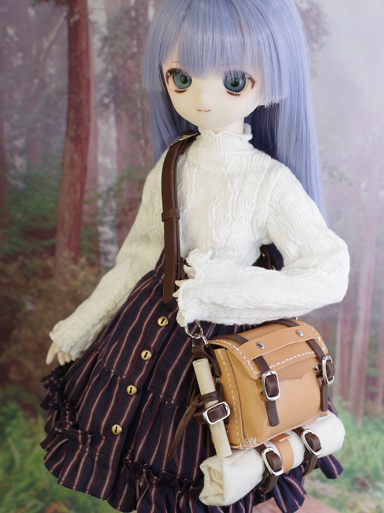 革製1/3ドール用旅人のカバン　DD、MDDなど