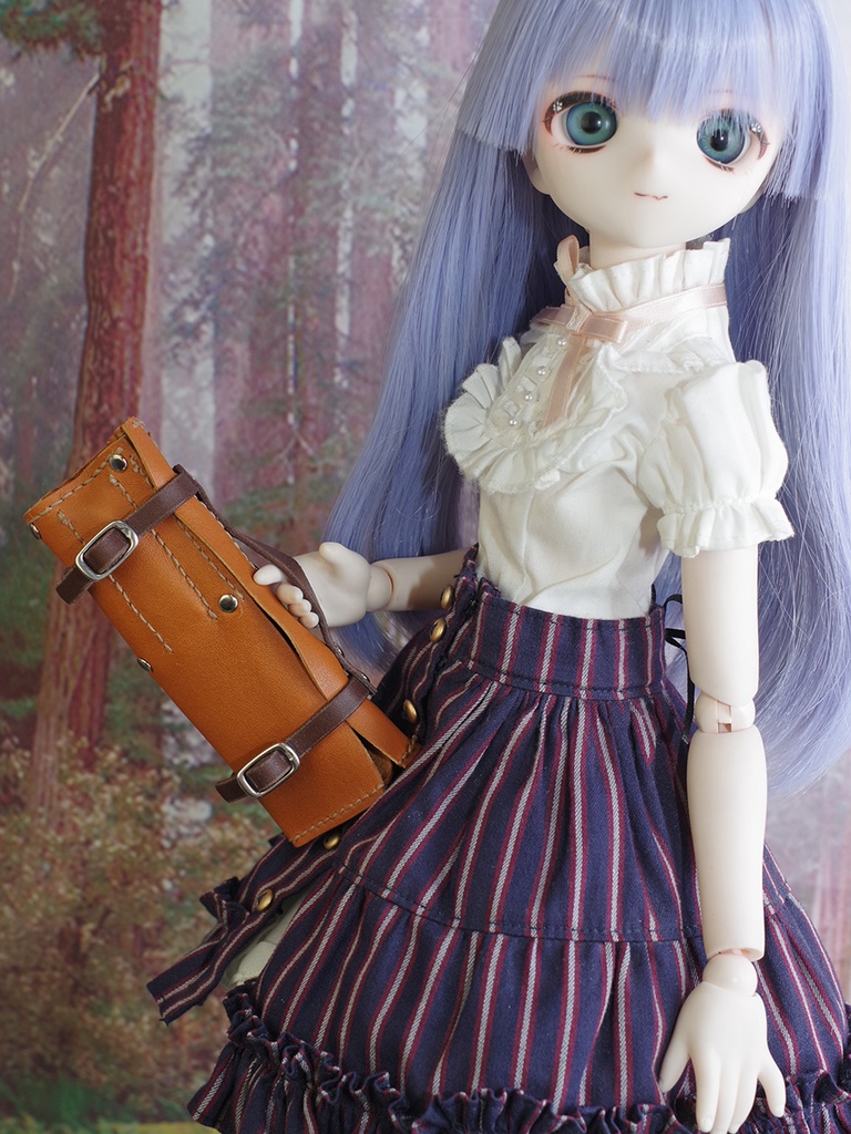 包丁3種+収納ケース ナイフロール 1/3ドール用品 20250921