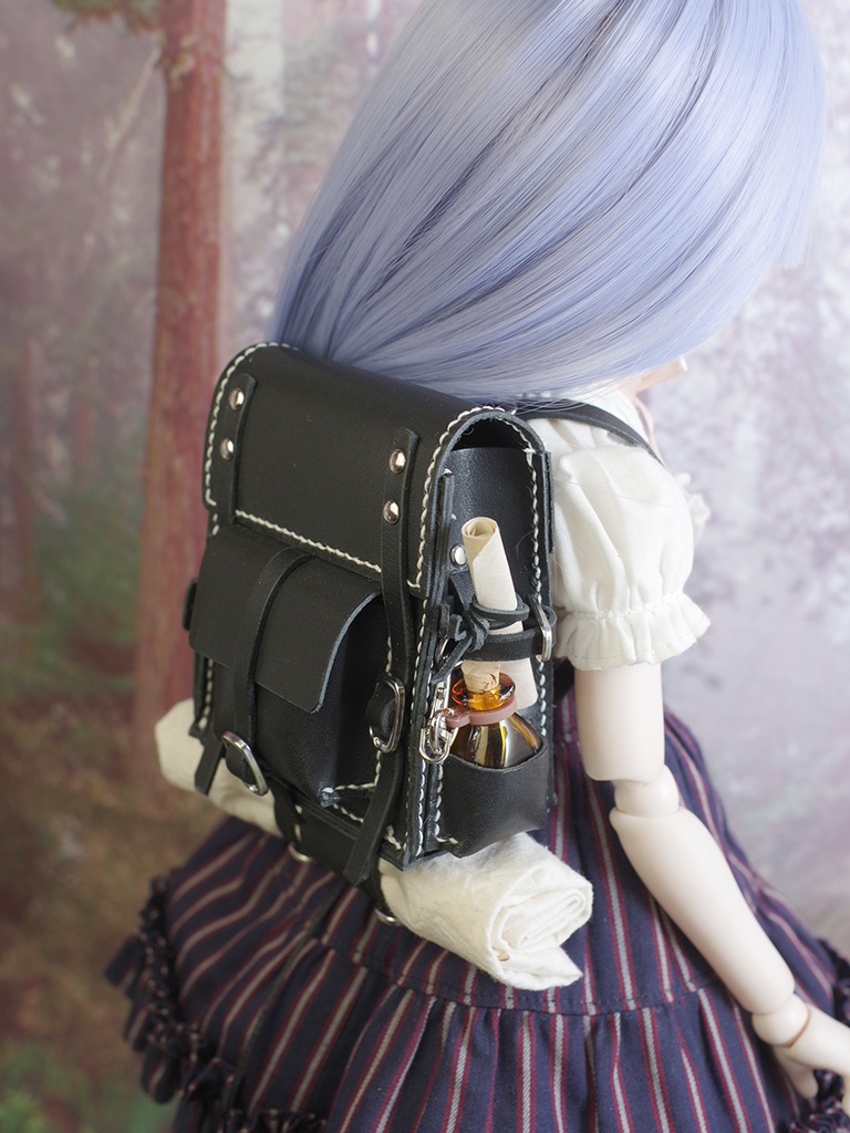 1/3ドール向け旅人のリュック(ブラック)DD、MDDなど