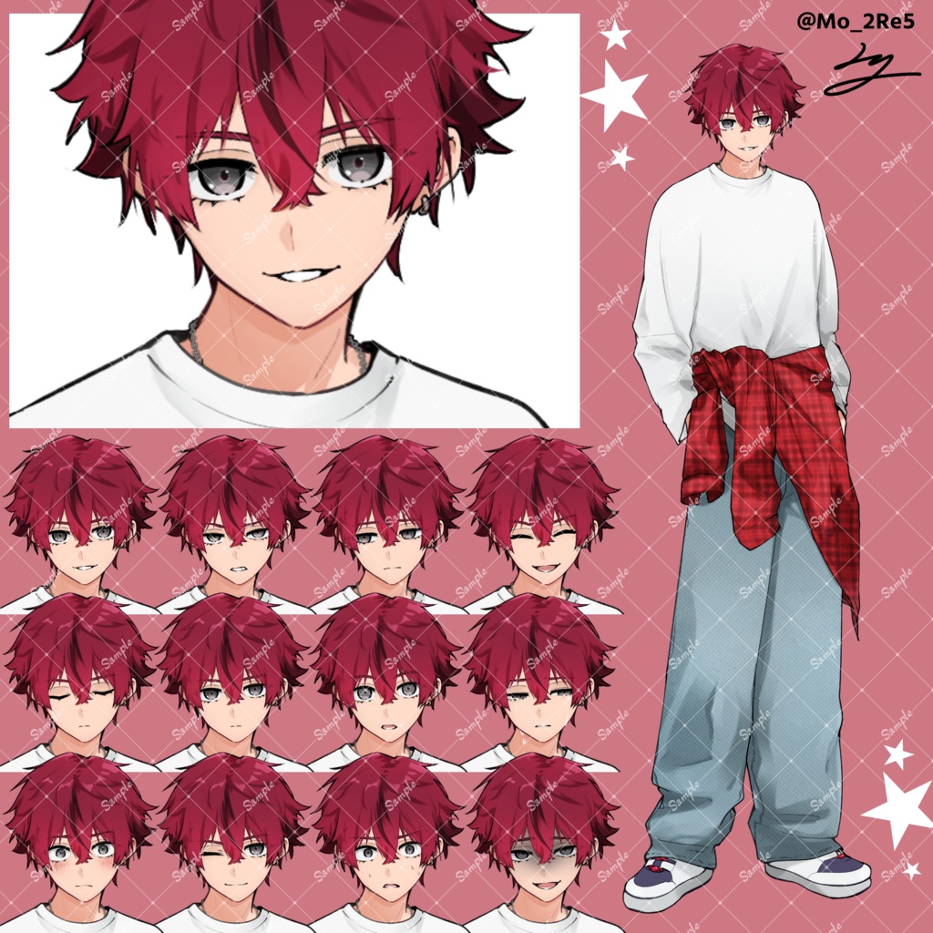 立ち絵10　【表情差分12種類】