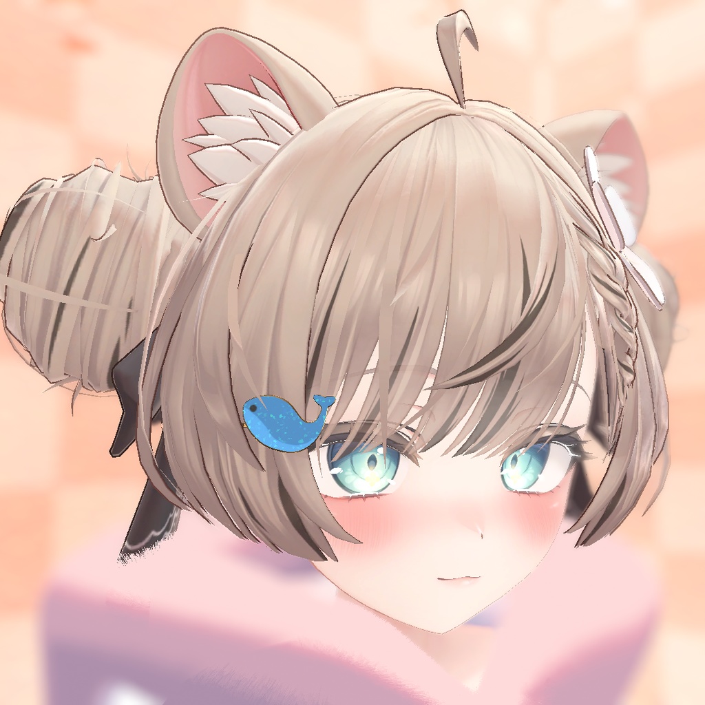 くじらヘアピン