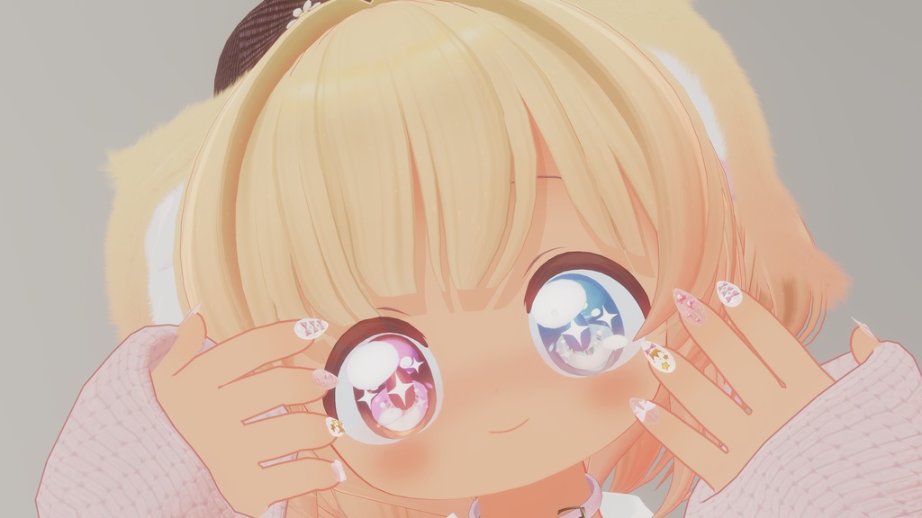 キラキラりぼんはーとネイル【MA対応】