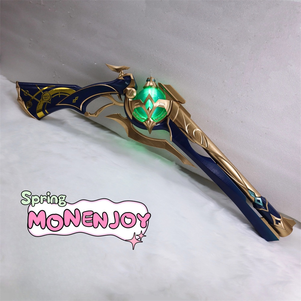 Monenjoy 崩壊スターレイル アナイクス 武器モデル コスプレ小物 アナクサゴラス 80cm PLA材 Anaxa 銃の武器 発光番 オンパロス/神悟の樹庭