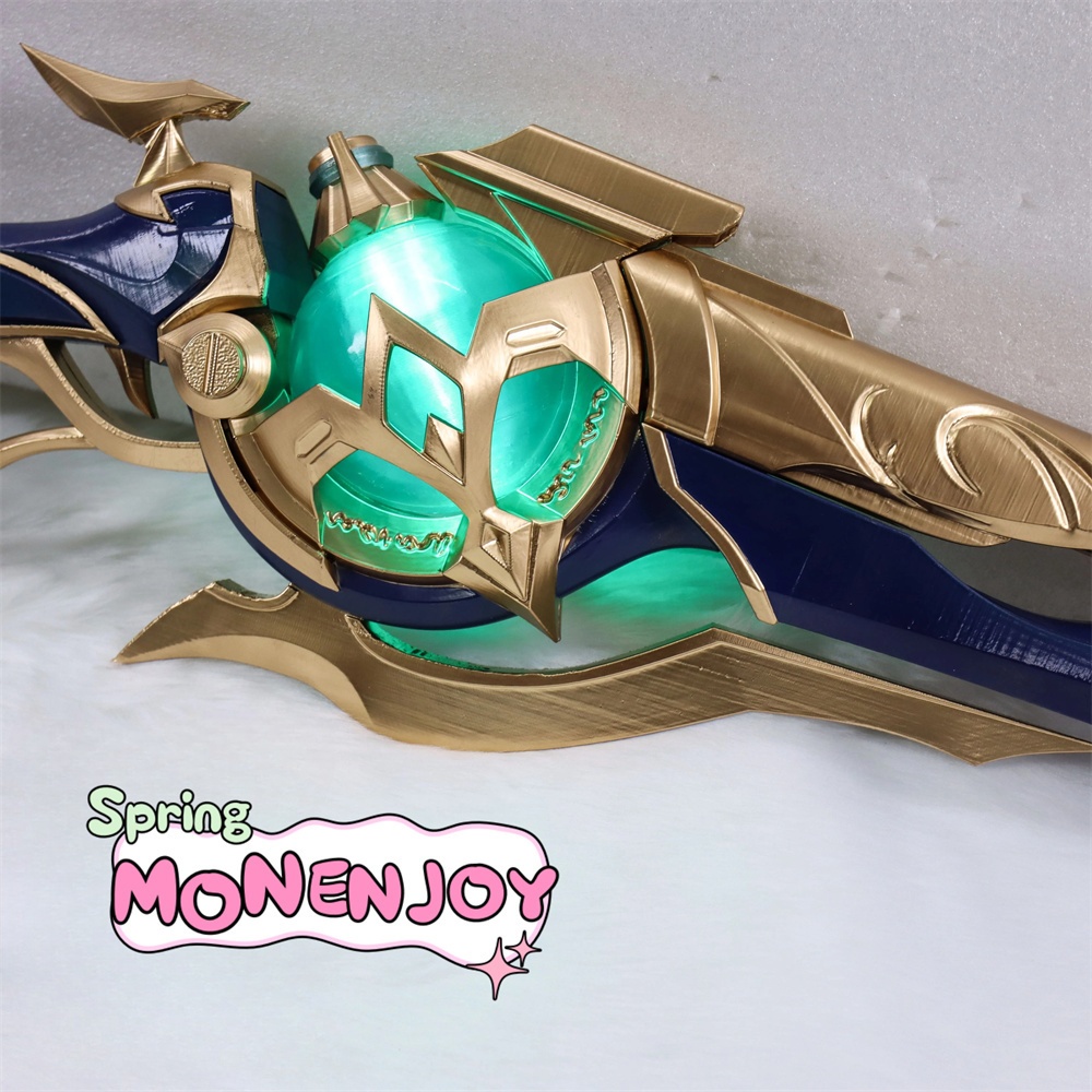 Monenjoy 崩壊スターレイル アナイクス 武器モデル コスプレ小物 アナクサゴラス 80cm PLA材 Anaxa 銃の武器 発光番 オンパロス/神悟の樹庭