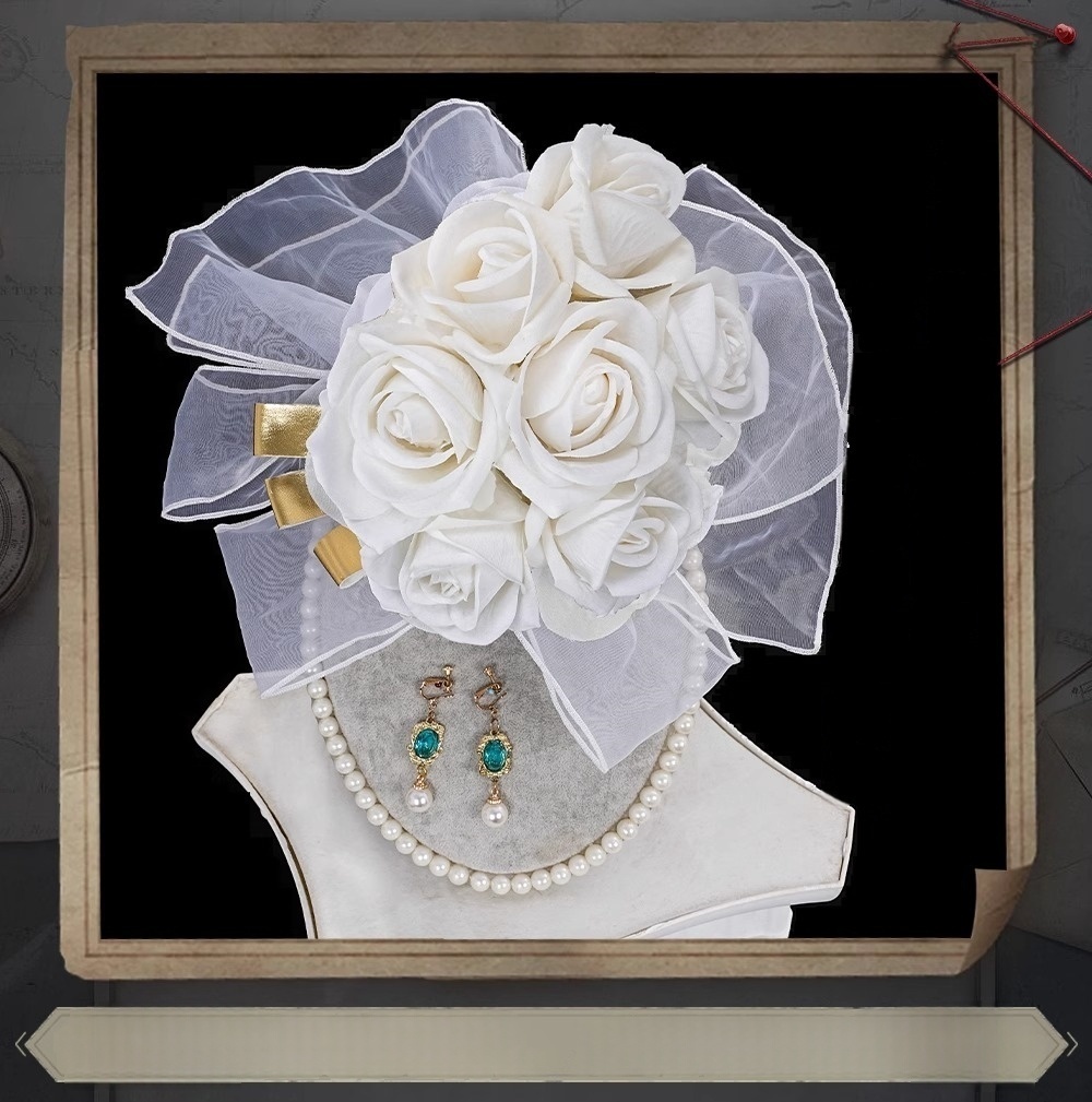 Monenjoy アイデンティティ5  調香師 今宵こそ コスプレ衣装 オフショルダー スカート  IdentityV 第五人格 肩出し ワンピース イベント GS1157