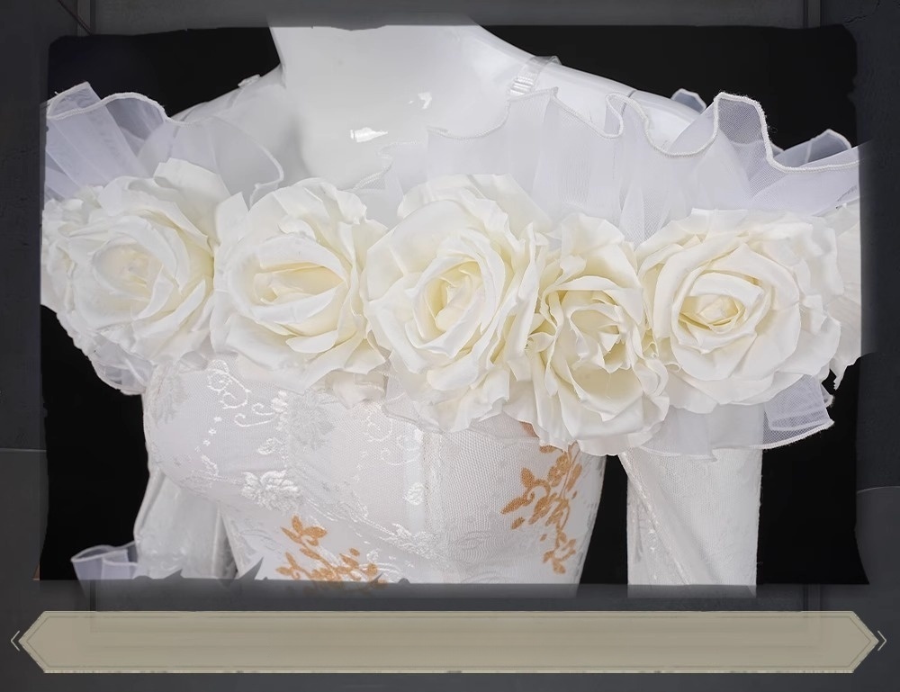 Monenjoy アイデンティティ5  調香師 今宵こそ コスプレ衣装 オフショルダー スカート  IdentityV 第五人格 肩出し ワンピース イベント GS1157