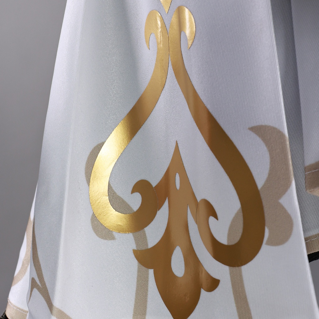 Monenjoy 原神 エスコフィエ コスプレ衣装 Escoffier コスチューム ワンピース 洋服 帽子付 3d樹脂アクセサリー G1199