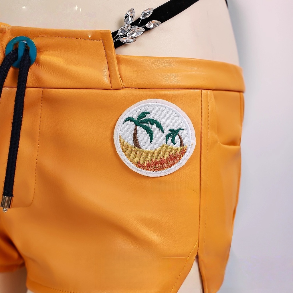 Monenjoy ゼンレスゾーンゼロ リン 夏色ブルースカイ コスプレ衣装  バケットハット 水着 コスチュームセット おしゃれ グッズ おしゃれ アニメ cosplay ゼンゼロ