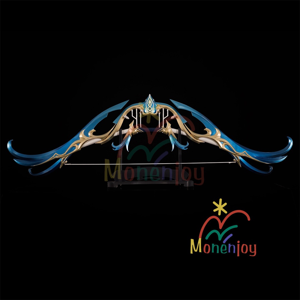 Monenjoy 原神 終焉を嘆く詩 130cm 弓 コスプレ道具 武器モデル ウェンティ 夜蘭 オロルン