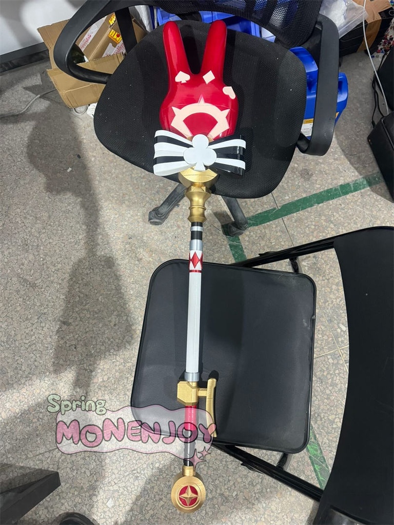 Monenjoy 崩壊スターレイル 火花 法杖 PETG材質 100cm いいねハンド チョキハンド スタレ コスチューム 二相楽園 切り替え可能 武器モデル