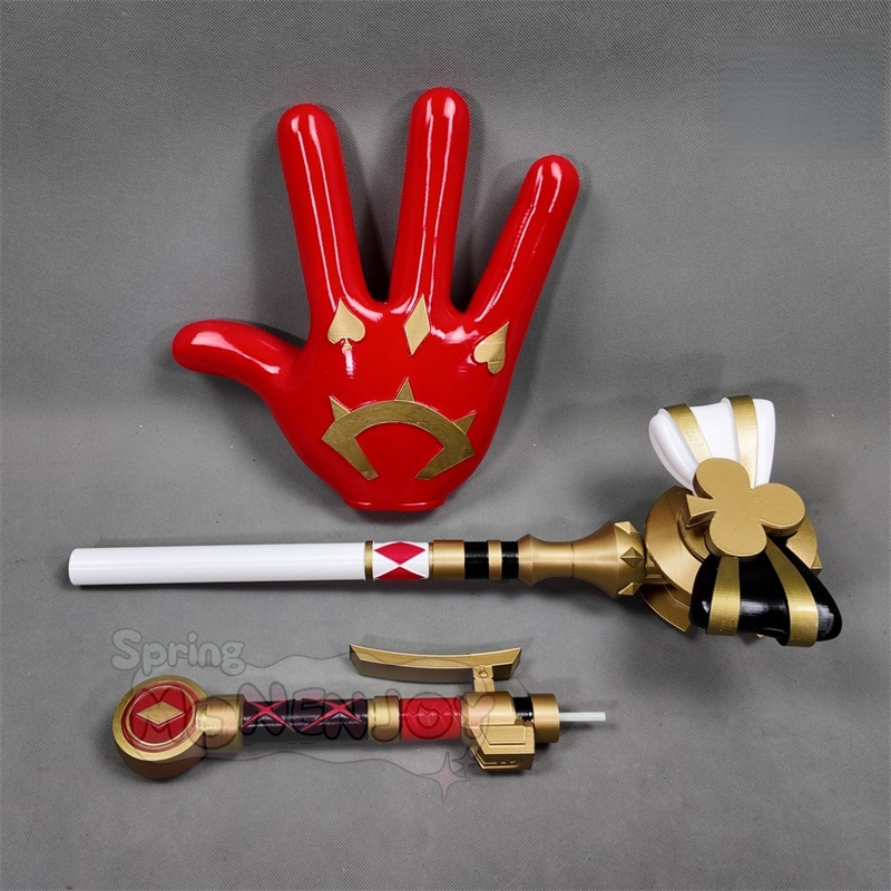 Monenjoy 崩壊スターレイル 火花 杖 100cm PLa材質 武器モデル 3種交換 萌えグッズ アクセサリー