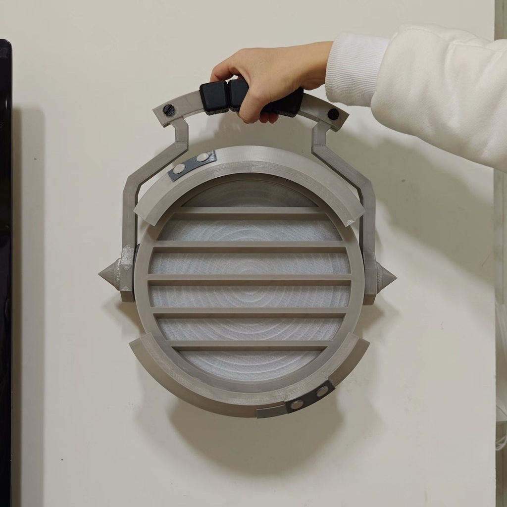 Monenjoy 原神 イルーガ コスプレ道具 ライト 闇夜の燃芯 Illuga 武器モデル 35*34cm厚17cm 道具 Petg材質