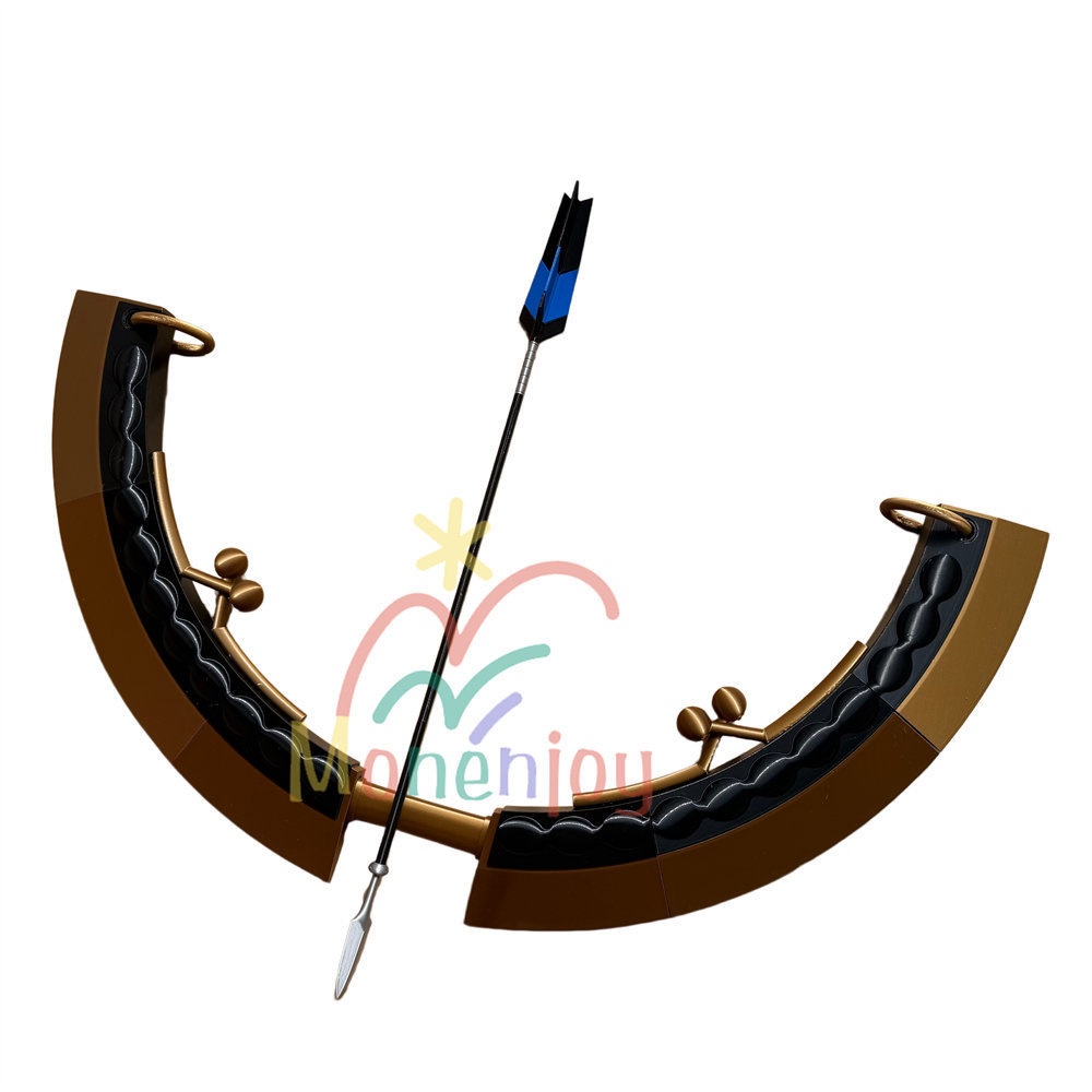 Monenjoy 超かぐや姫! 駒沢乃依 コスプレ弓矢セット 弓 矢筒 PETG素材 80cm 本格武器プロップ