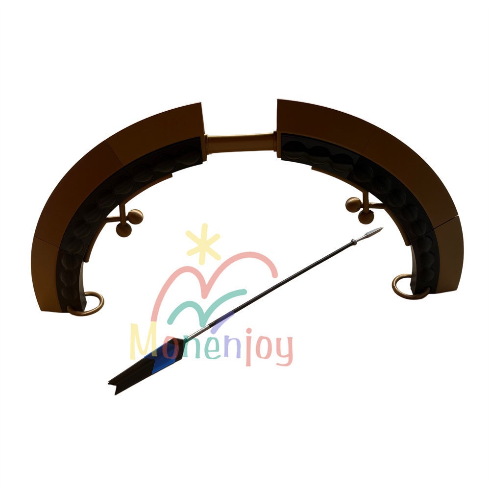 Monenjoy 超かぐや姫! 駒沢乃依 コスプレ弓矢セット 弓 矢筒 PETG素材 80cm 本格武器プロップ