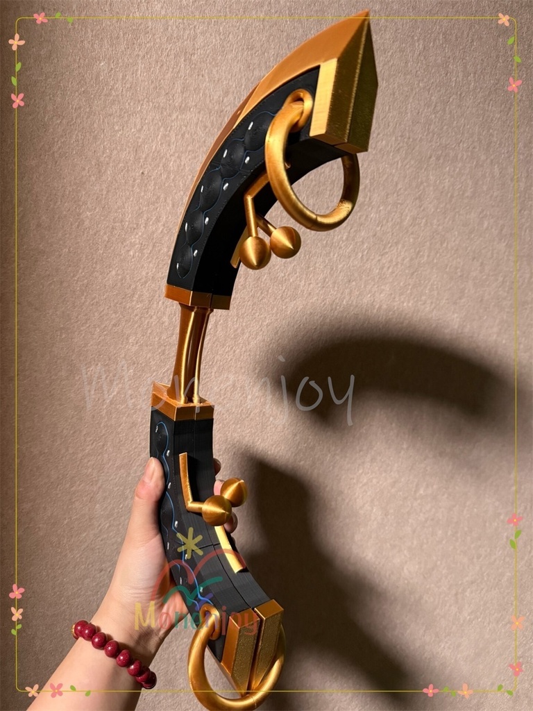 Monenjoy 超かぐや姫! 駒沢乃依 コスプレ弓矢セット 弓 片面円環形態可能 PETG素材 90cmと120cm 3Kg 武器プロップ