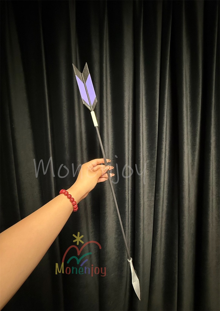 Monenjoy 超かぐや姫! 駒沢乃依 コスプレ弓矢セット 弓 片面円環形態可能 PETG素材 90cmと120cm 3Kg 武器プロップ