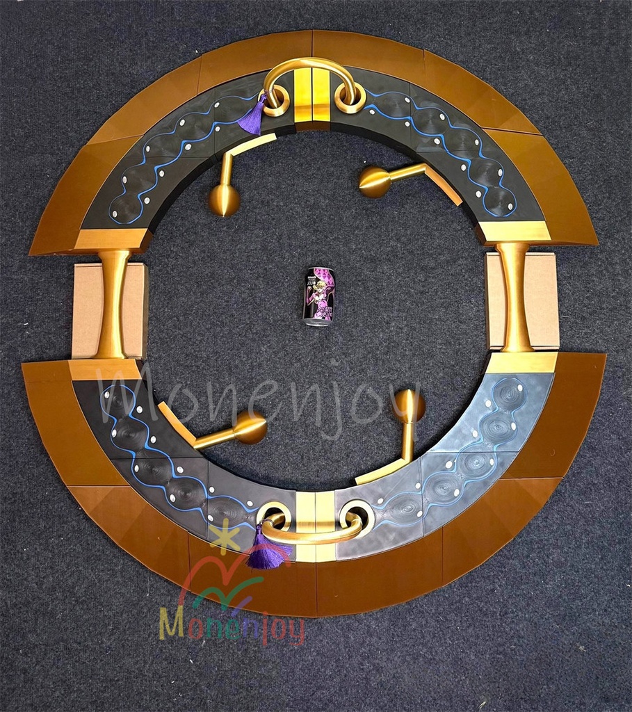 Monenjoy 超かぐや姫! 駒沢乃依 コスプレ弓矢セット 弓 片面円環形態可能 PETG素材 90cmと120cm 3Kg 武器プロップ