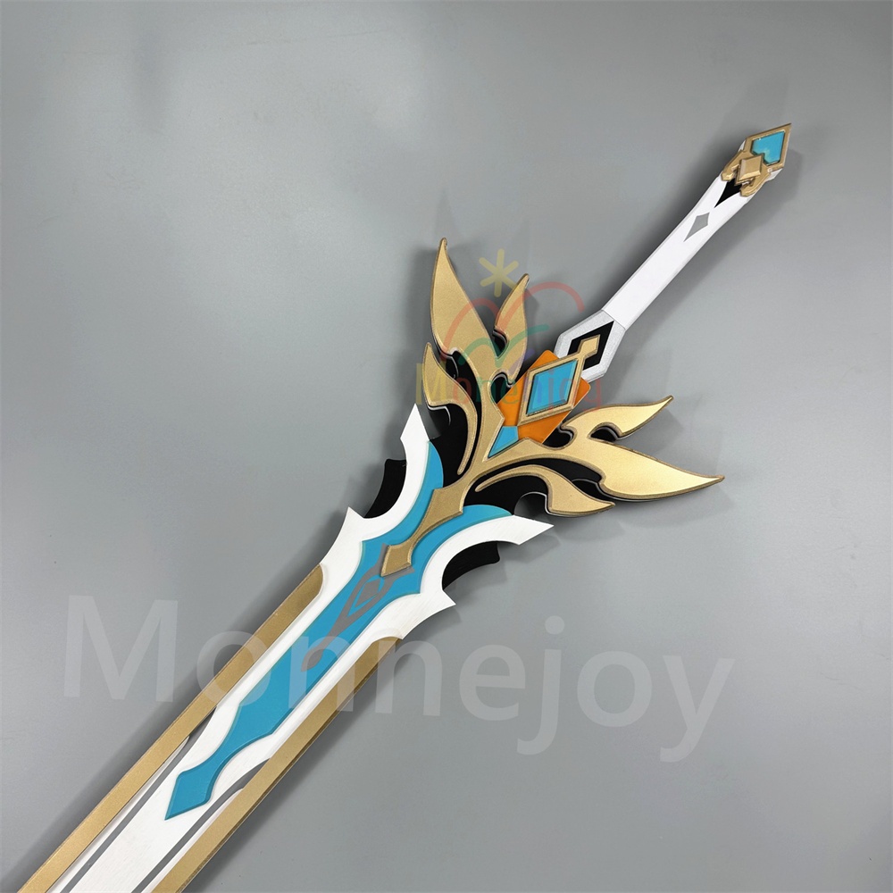 Monenjoy 原神 ファルカ 狼の武勲詩 コスプレ道具 レプリカ 130cm 木材質 ファルカモチーフ 両手剣 イベント舞台対応