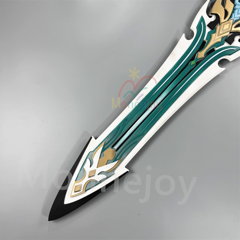 Monenjoy 原神 ファルカ 狼の武勲詩 コスプレ道具 レプリカ 130cm 木材質 ファルカモチーフ 両手剣 イベント舞台対応