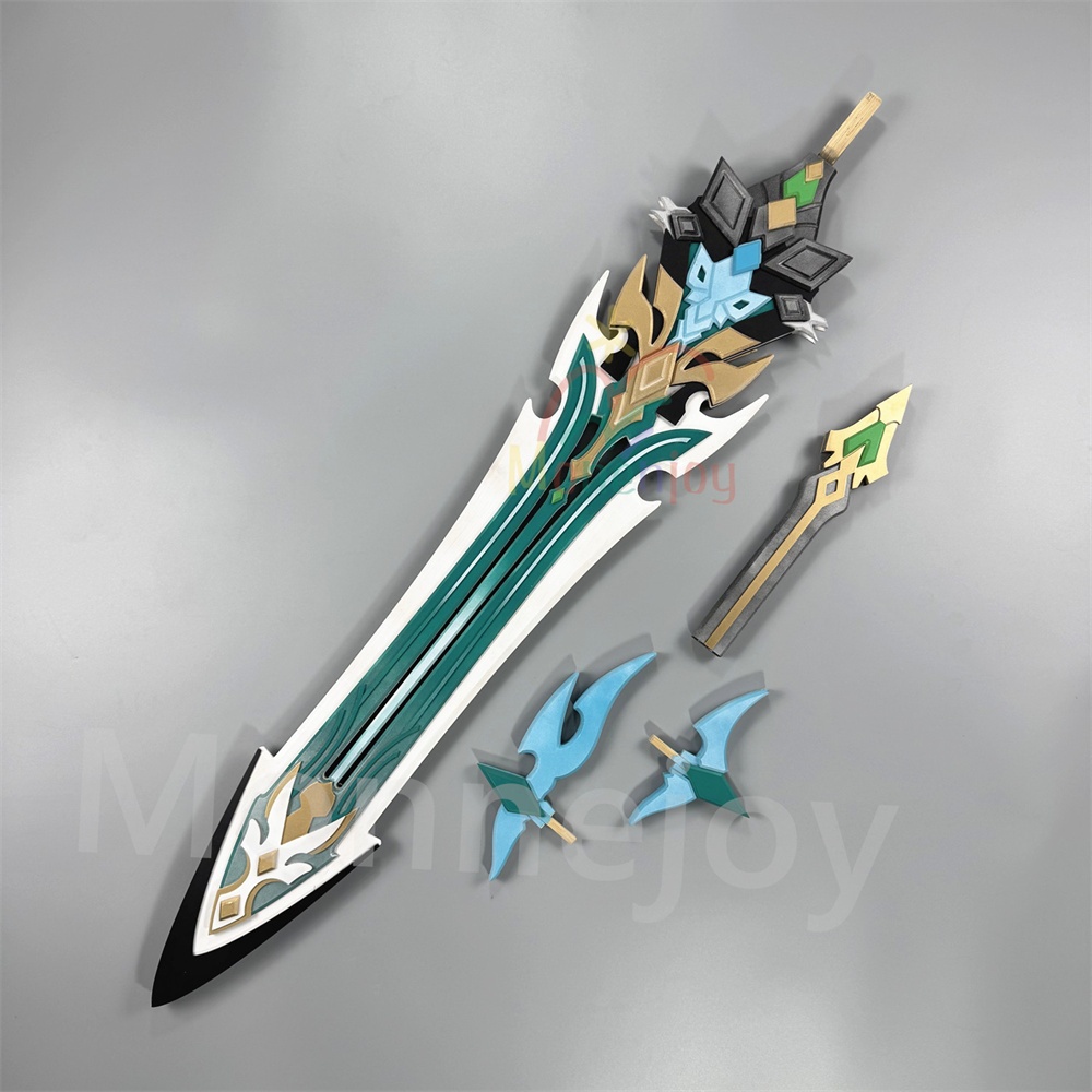 Monenjoy 原神 ファルカ 狼の武勲詩 コスプレ道具 レプリカ 130cm 木材質 ファルカモチーフ 両手剣 イベント舞台対応
