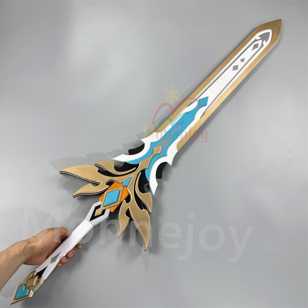 Monenjoy 原神 ファルカ 狼の武勲詩 コスプレ道具 レプリカ 130cm 木材質 ファルカモチーフ 両手剣 イベント舞台対応