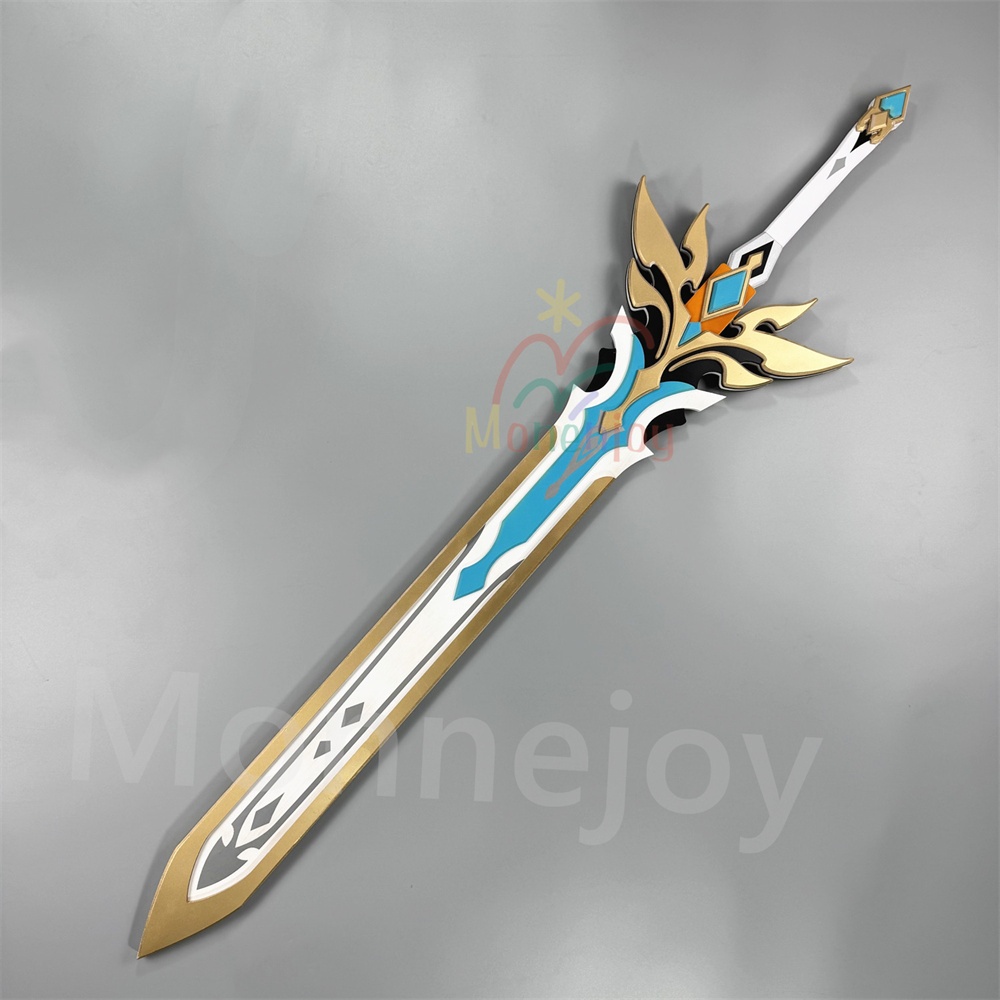 Monenjoy 原神 ファルカ 狼の武勲詩 コスプレ道具 レプリカ 130cm 木材質 ファルカモチーフ 両手剣 イベント舞台対応