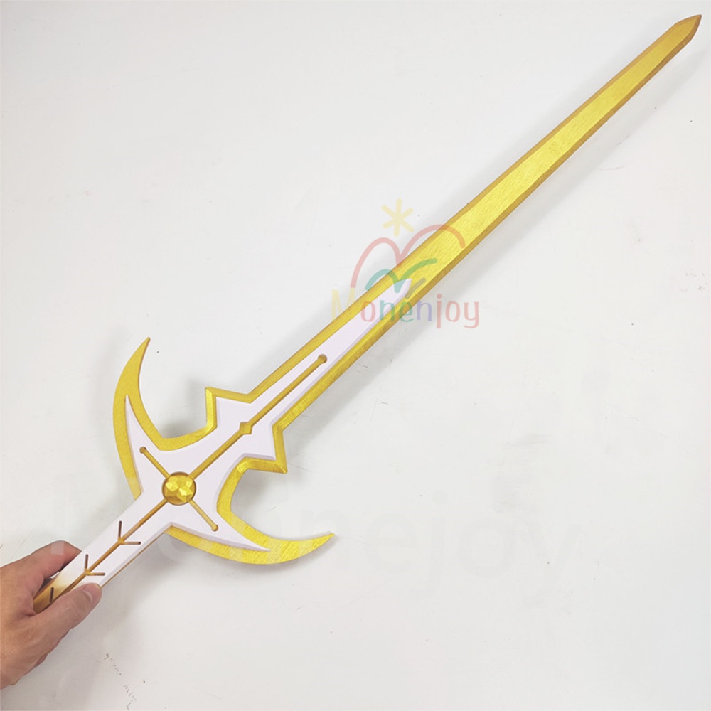 Monenjoy 原神 げんしん 主人公 蛍空 モチーフ武器 コスプレ道具 100cm 木+EVA材質 レプリカ 剣モデル イベント舞台対応