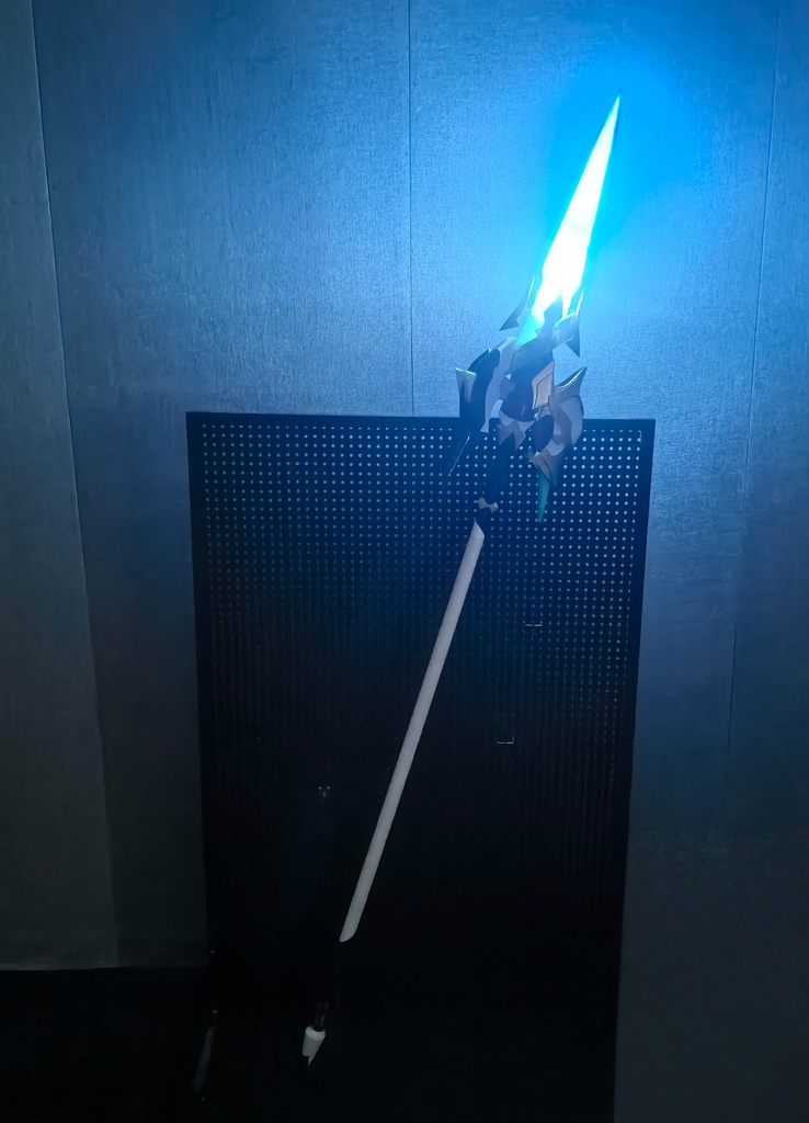 Monenjoy　原神 災憾 コスプレ道具　ローエン　モチーフ武器　レプリカ　PLa材質　180cm　発光対応　Lohen　イベント舞台対応