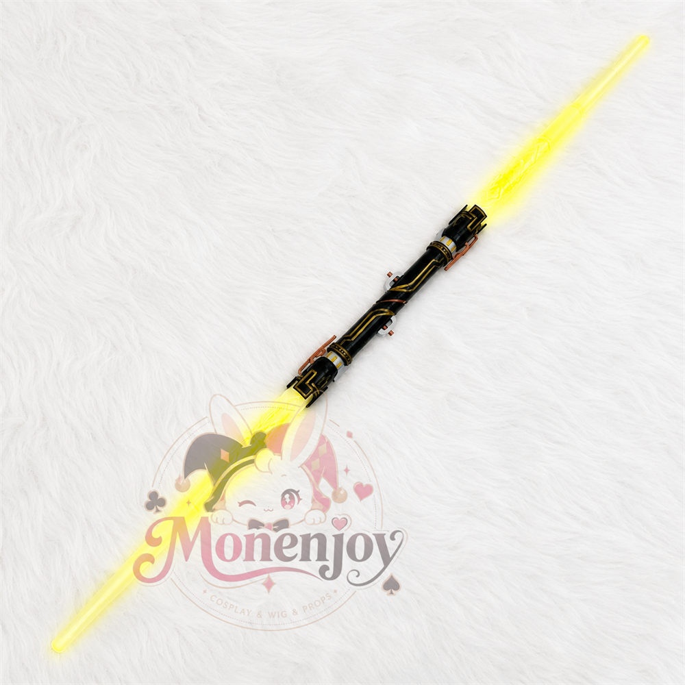 Moennjoy 崩壊スターレイル 愉悦主人公 ペンライト コスプレ道具 伸縮式デザイン PLA材質 愉悦開拓者 イベント 武器レプリカ 発光番
