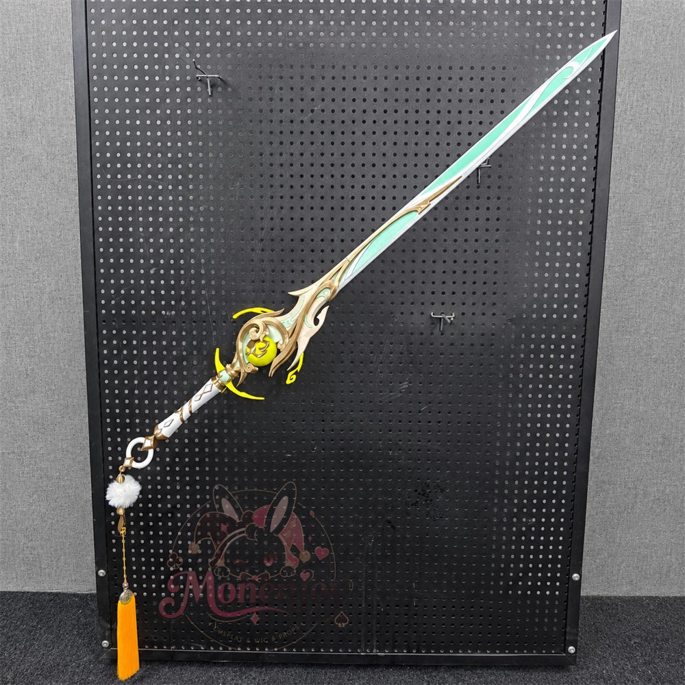 Monenjoy　原神 三日月の含光 　片手剣 コスプレ道具　PLA材質　兹白 専用の武器　レプリカ