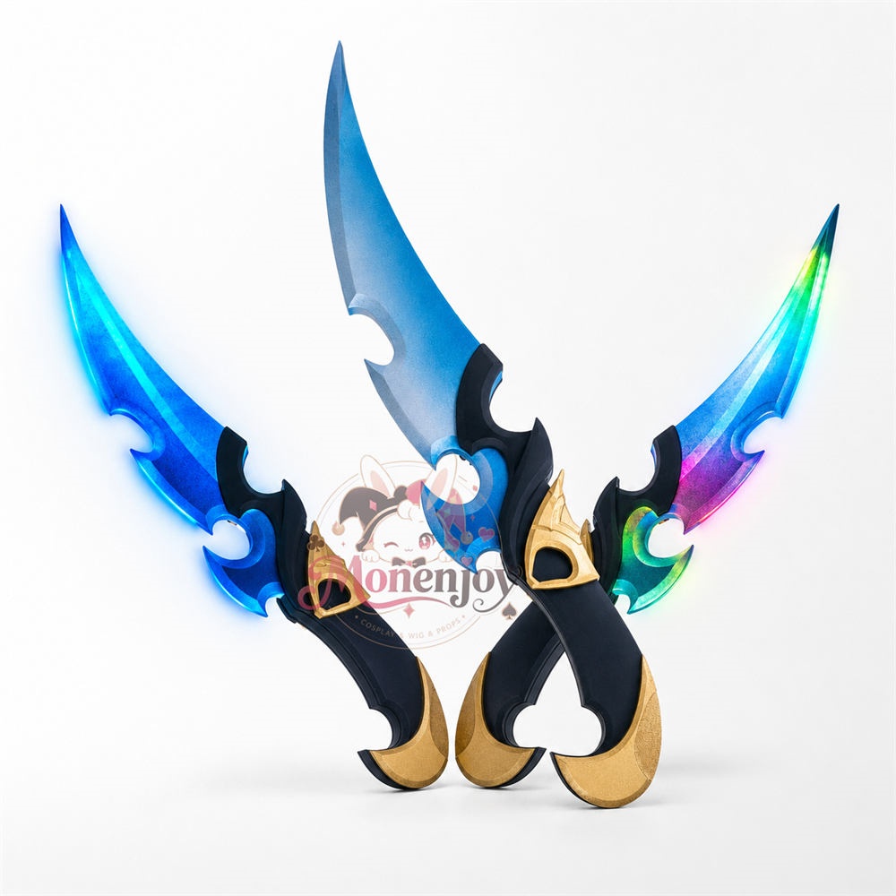 Monenjoy　原神　ローエン　40cm　コスプレ道具　2026年新品　モチーフ武器モデル　PVC＋アクリル材質　短刃　発光対応　レプリカ　イベント舞台対応