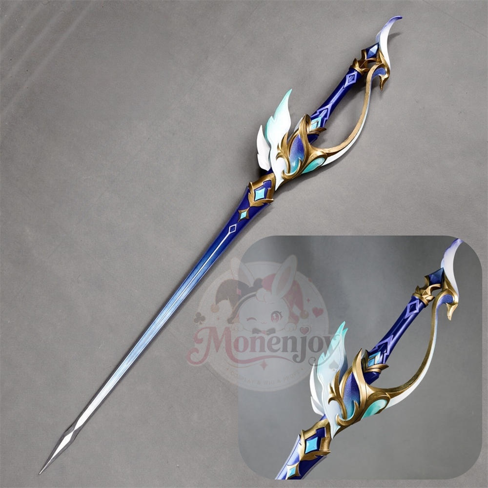 【Monenjoy】原神 オデット 白銀の湖を舞う翼 モチーフ武器 110cm PLA製 コスプレ道具 レプリカ 武器モデル