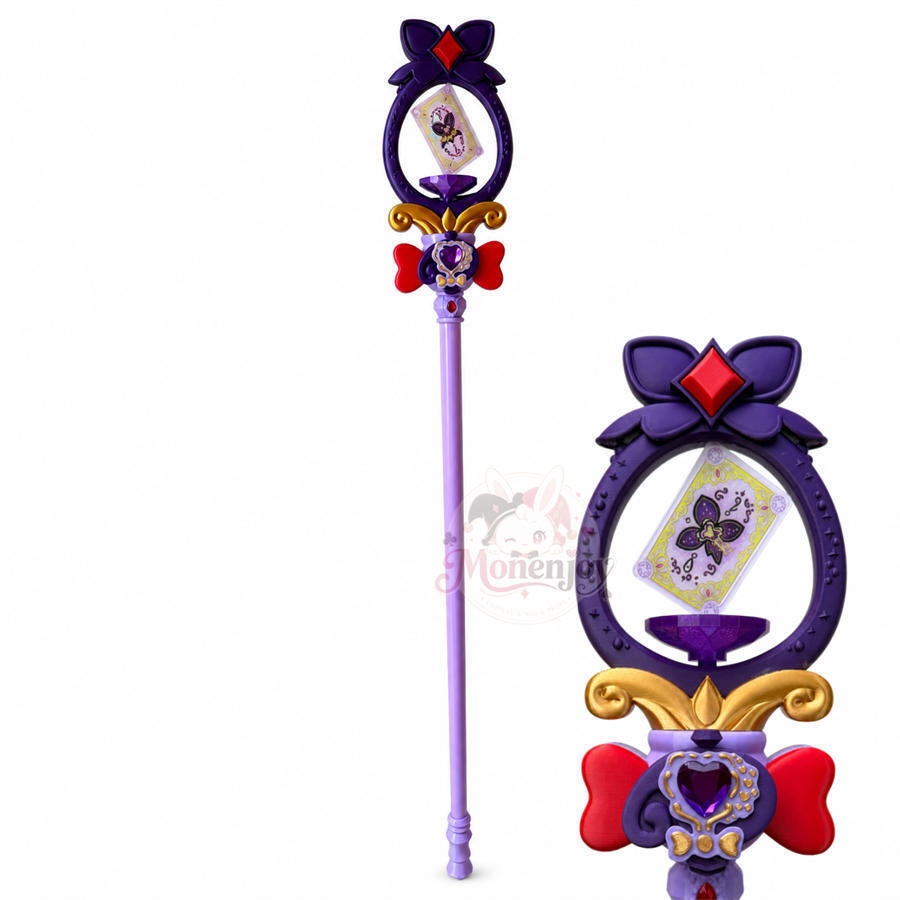 Monenjoy 名探偵プリキュア! 森亜るるか キュアアルカナ・シャドウ コスプレ道具 129cmと89cm　｜PLA製